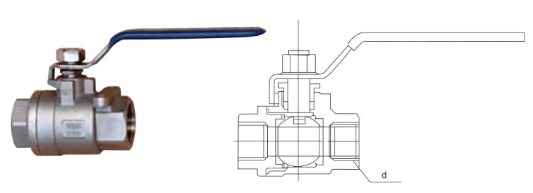 CZY15-9-QIIF-201兩片式內(nèi)螺紋球閥